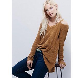 Free people moonshine v neck pull over